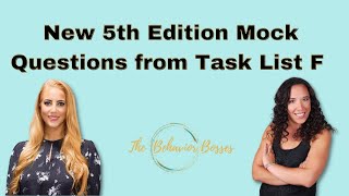 5th Edition Task List F Mock Questions to Help You Pass the BCBA Exam [upl. by Gustaf352]