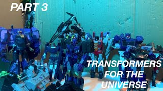 Transformers For the Universe  Part 3 Decepticon Justice Division  A Stop Motion Series [upl. by Tdnarb392]