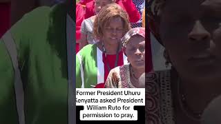 UHURU PRAYER TO KENYA LEFT EVERYODY CRYING [upl. by Eelnodnarb]