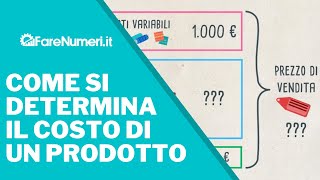 Come si determina il costo di un prodotto [upl. by Hazen]