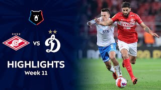 Highlights Spartak vs Dynamo 22  RPL 202122 [upl. by Lledualc937]