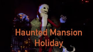 Nightmare Before Christmas Haunted Mansion Holiday at Disneyland CA POV Ride Video from July 2024 HD [upl. by Tarfe]