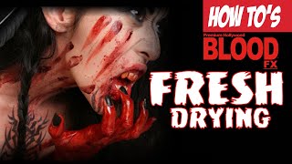 Tinsley Transfers  Blood FX  Drying Blood application [upl. by Renell476]