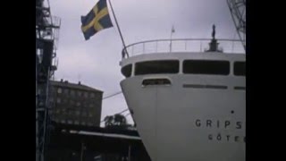 ShipsEsso FawleyGripsholmGöteborgyear 1967Eriksbergs flytdockor [upl. by Ahsenot]