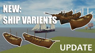 UPDATE New Ship Varients  Tradelands [upl. by Adehsor419]