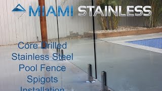 Glass Pool Fence Installation [upl. by Bendix]