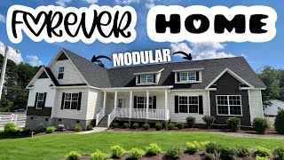 IS THIS THE ONE A VERY interesting amp unique modular home Prefab House Tour [upl. by Merilee639]