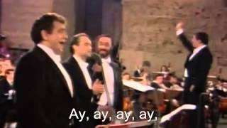 Cielito Lindo 1990 Placido Domingo Pavaroti Carreras [upl. by Proud]