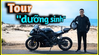 Chạy tour cuối tuần với Yamaha R7 độ pô Akrapovic  chất âm quá tê   R7 Akarovic racing line sound [upl. by Lilllie]