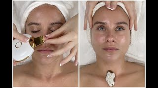 INSTANT Skin Clearing Peptide Glow Facial ASMR  Jadeywadey180 [upl. by Elmajian]