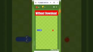 Play your favourite snake game Google google tricks [upl. by Diad565]