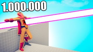 1000000 DAMAGE LASER GUN vs UNITS  TABS  Totally Accurate Battle Simulator 2025 [upl. by Sikata]