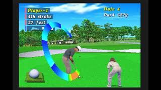 Pebble Beach Golf Links gameplay Sega Saturn [upl. by Margaretha]