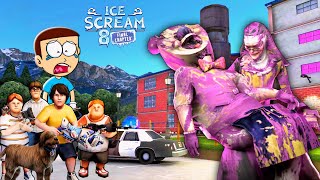 Ice Scream 8 Final Chapter  True Ending  Shiva and kanzo Gameplay [upl. by Serg228]