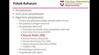 Algoritma Round Robin RR kuantum 1 [upl. by Halbeib]