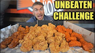 The UNDEFEATED “Snobby” Chicken Wing Challenge  Detroit Michigan  Man Vs Food [upl. by Huntingdon]