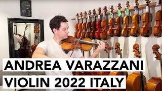 Andrea Varazzani Violin 2022 Made In Cremona Italy SOLD [upl. by Kandace]