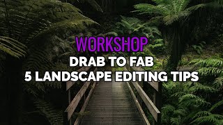 5 Landscape Tips in ACDSee Ultimate 2023  Workshop [upl. by Monto]