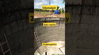 sump watertank ringthotti roundtype concrete agriculturetank construction reels trending [upl. by Cochran]