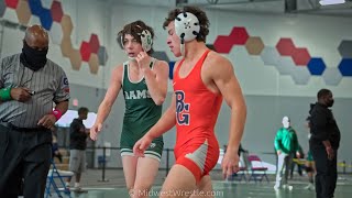 120 – Tyler Weidman G of Grayslake Central IL vs David Rodriguez R of Buffalo Grove IL [upl. by Takashi]