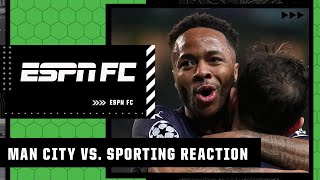 Manchester City vs Sporting FULL REACTION City TROUNCE Sporting  ESPN FC [upl. by Dove]