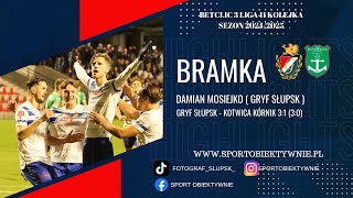 GOL I Damiana Mosiejko Gryf Słupsk na 10 w meczu z Kotwica Kórnik 31  3 liga sezon 202425 [upl. by Soma]