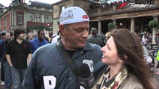 Costas Mandylor  Gumball 3000 2011 start line [upl. by Nnazil]