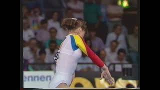 Daniela Silivas ROM  Worlds 1989  Floor Exercise Final [upl. by Yellas544]