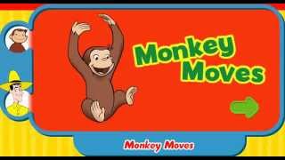 Curious George  Monkey Moves Full Episodes Educational Game HD  Creative Commons Reuse Allowed [upl. by Noryahs]