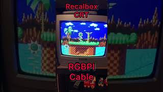 Recalbox 802 CRT edition  con cavo RGBPI [upl. by Delastre]