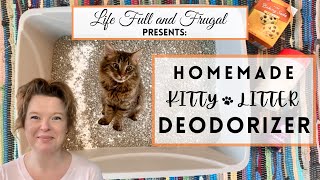 Homemade Kitty Litter Deodorizer [upl. by Corty]