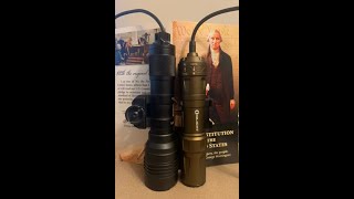 Olight Odin Mini vs Streamlight Protac Budget Weapon Light Comparison [upl. by Notluf778]