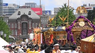 【4K】赤坂・日枝神社 山王祭 「神幸祭」［24］ 2016610 行幸通り Sanno MatsuriFestival [upl. by Nah868]