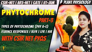 Phytochrome CSIR NET 3  Sensory Photobiology CSIR NET  Plant Physiology CSIR NET PYQ [upl. by Acnayb]