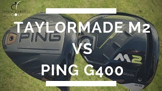 Taylormade M2 Vs Ping G400 Driver Review  Drew Farrell Golf [upl. by Rabkin988]