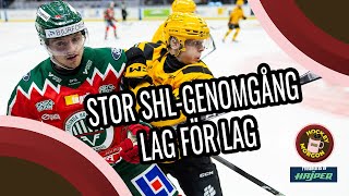 Hockeymorgon LIVE Stor genomgång av alla lag i SHL [upl. by Keifer315]