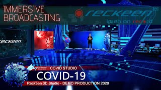 🔺IMMERSIVE🔺Broadcasting in a 3D Virtual Studio by RECKEEN 🦈 [upl. by Hayward493]