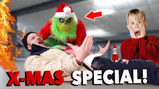 Drohne überwacht GRINCH KEVIN ALLEIN ZU HAUS amp ELF ON THE SHELF WEIHNACHTSSPECIAL [upl. by Teryn431]