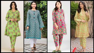 Latest Printed dress Designs 2024 dress Designs  kameez Ke Design  Latest Frock Design [upl. by Gilead]