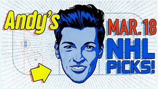 NHL Sniffs Picks amp Pirate Parlays Today 31824  Best NHL Bets w AndyFrancess [upl. by Ydak]