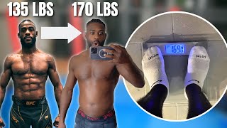 Aljamain Sterling Shows How He Gains 35 POUNDS POST FIGHT [upl. by Kinata]