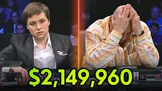 2149960 to First at WPT World Championship Showdown [upl. by Enyamart605]