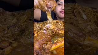 smr 4g Mutton Tangdi Gravy Chicken Indonesian Maggies Boiled Eggs eating mukbang shortvideo asmr [upl. by Wilfreda]