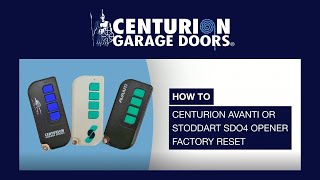 How To Do A Sectional Door Opener Factory Reset Model SDO4 [upl. by Atsirhc238]