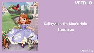 You Can Always Count On Baileywick Lyrics Sofia The First  Baileywicks Day Off Princess Song [upl. by Euqram]