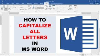 How To Capitalize All Letters in Word [upl. by Yemarej]