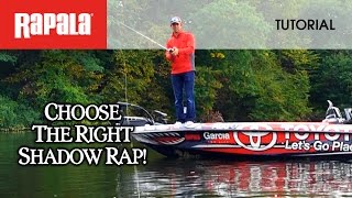 Choosing the right one Rapala® Shadow Rap® amp Shadow Rap® Deep [upl. by Atlanta436]