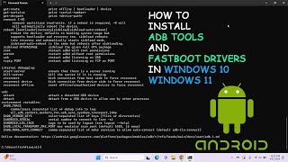 How To Download And Install ADB Tools And Fastboot Drivers On Windows 1011 [upl. by Okika]