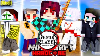 I Survived 100 Days in Demon Slayer MINECRAFT HINDI [upl. by Aniela]