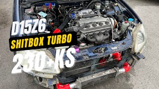 Shitbox projekt D15Z6 Civic TURBO  Part 1 [upl. by Atiekram]